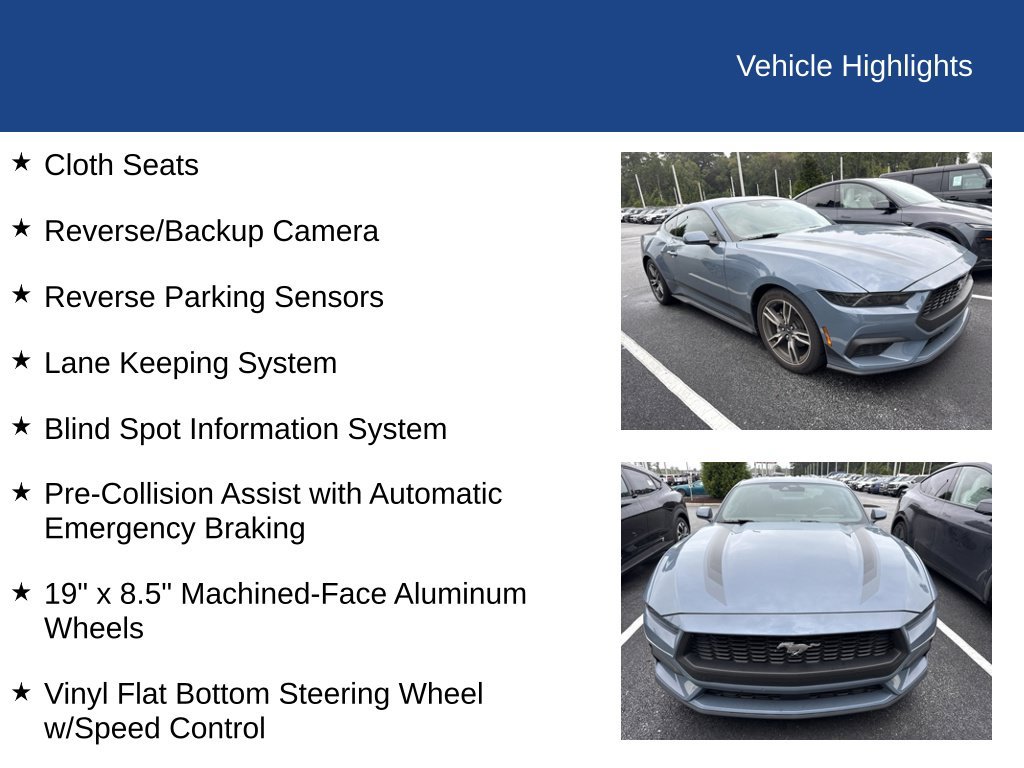 Used 2025 Ford Mustang Coupe w/ Wheel & Stripe Package RWD image 10