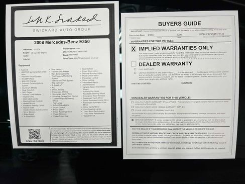 Used 2008 Mercedes-Benz E 350 4MATIC Sedan image 38
