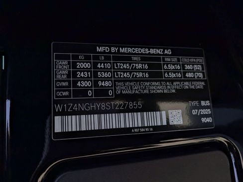 New 2025 Mercedes-Benz Sprinter 2500 image 14