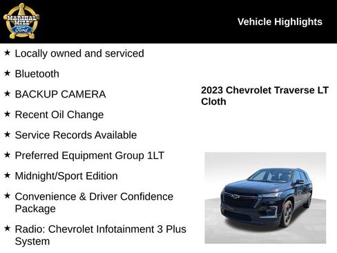 Used 2023 Chevrolet Traverse LT FWD image 2