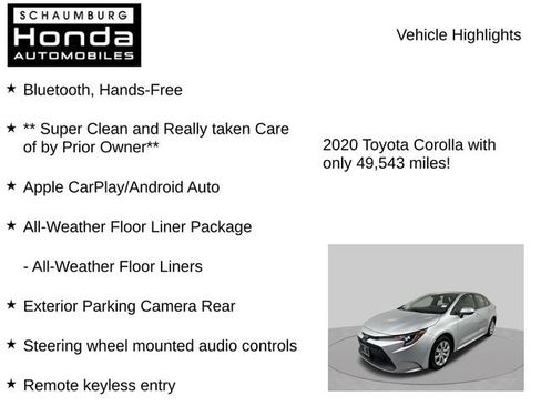 Used 2020 Toyota Corolla LE FWD image 7