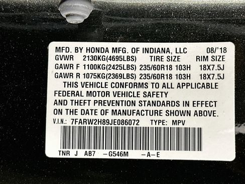 Used 2018 Honda CR-V EX-L image 12