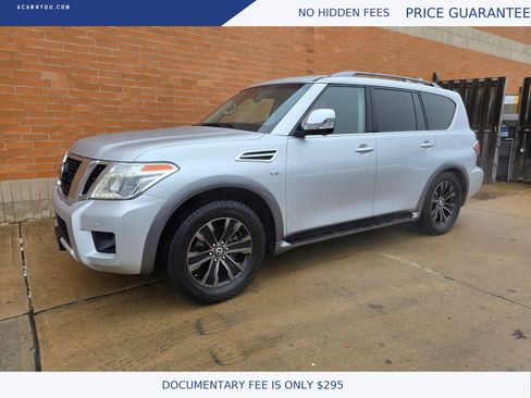 Used 2017 Nissan Armada Platinum w/ Captain Seat Package AWD/4WD image 1