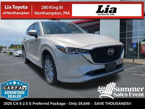 Used 2025 MAZDA CX-5 AWD 2.5 S w/ Preferred Package image 1