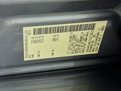 Used 2022 Nissan Maxima SV w/ Floor Mat Group FWD image 39