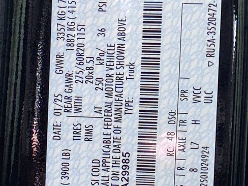 New 2025 Ford F150 Platinum w/ Equipment Group 702A High image 15