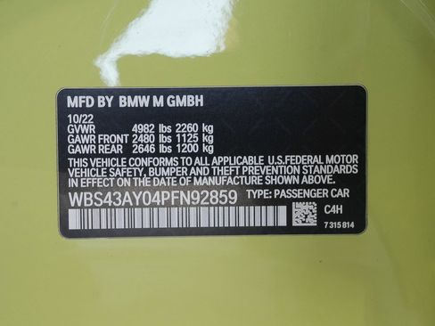 Used 2023 BMW M3 Competition w/ Executive Package image 94