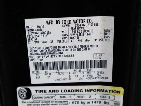 Used 2013 Ford F150 XLT w/ XLT Chrome Pkg AWD/4WD image 30