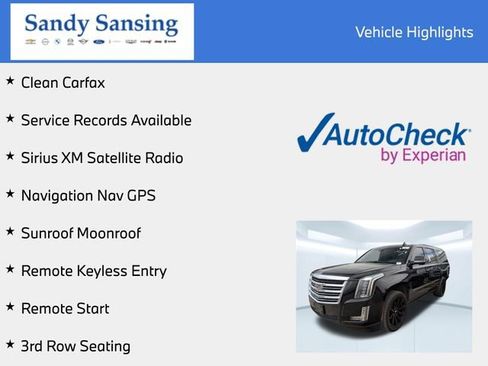 Used 2018 Cadillac Escalade ESV Platinum image 8