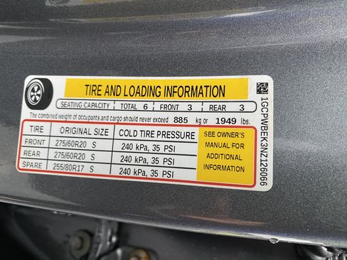 Used 2022 Chevrolet Silverado 1500 Custom w/ LPO, Dark Essentials Package RWD image 34