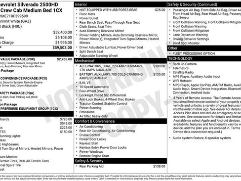 Used 2024 Chevrolet Silverado 2500 Custom w/ Custom Value Package AWD/4WD image 3