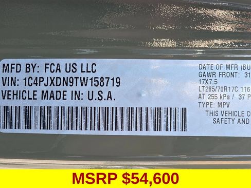 New 2026 Jeep Wrangler Unlimited Sport AWD/4WD image 47