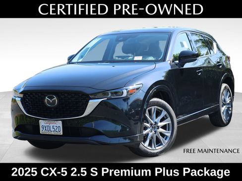Certified 2025 MAZDA CX-5 AWD 2.5 S w/ Premium Plus Pkg image 1