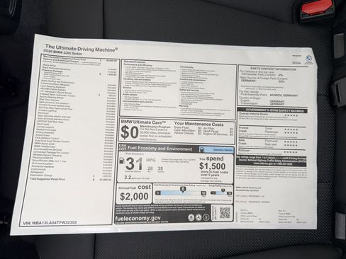 New 2026 BMW 330i Sedan w/ Premium Package image 24