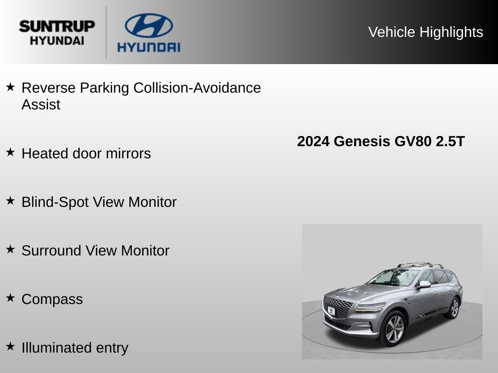 Used 2024 Genesis GV80 2.5T w/ Advanced Package AWD/4WD image 31