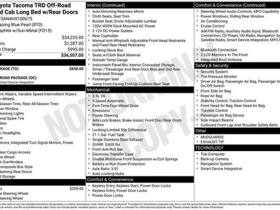 Used 2017 Toyota Tacoma TRD Off-Road w/ Tow Package