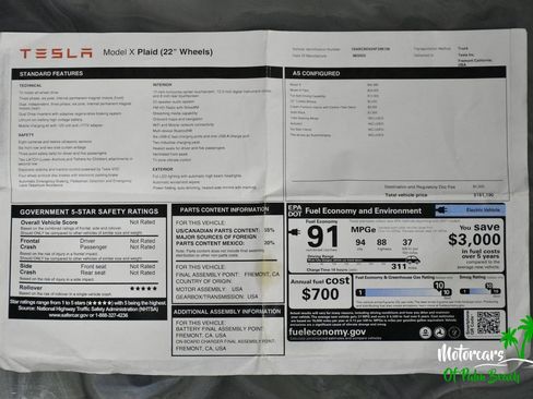 Used 2022 Tesla Model X Plaid AWD/4WD image 66