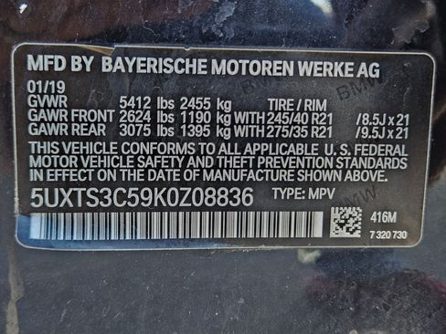 Used 2019 BMW X3 M40i w/ Premium Package AWD/4WD image 37