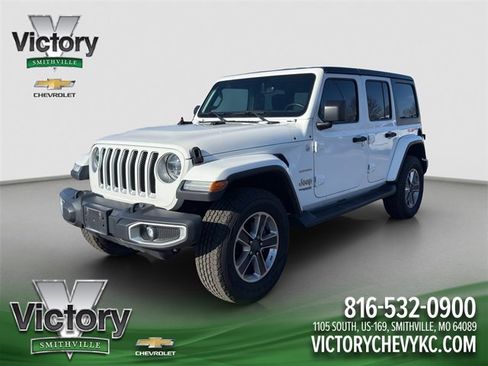 Used 2018 Jeep Wrangler Unlimited Sahara w/ Uconnect 4C Nav & Sound Group image 1