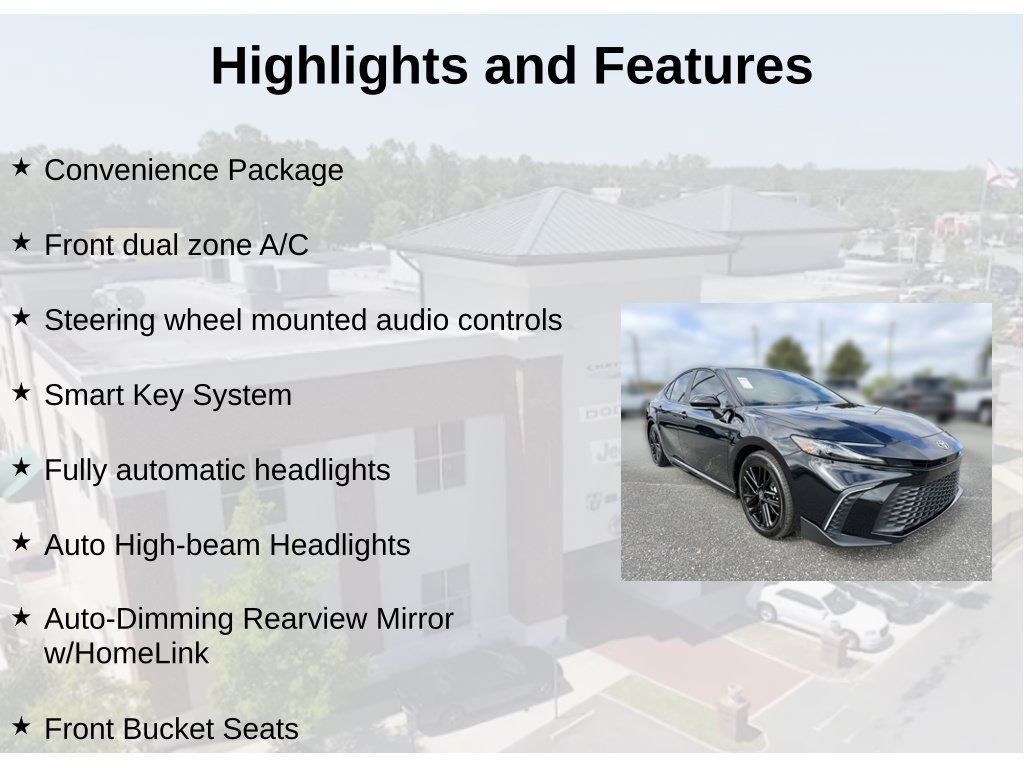 Used 2025 Toyota Camry SE w/ Convenience Package FWD image 5