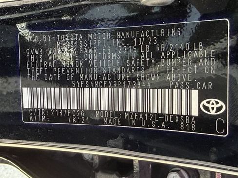 Certified 2024 Toyota Corolla SE FWD image 26