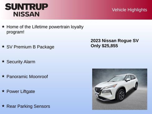 Used 2023 Nissan Rogue SV w/ SV Premium Package image 8