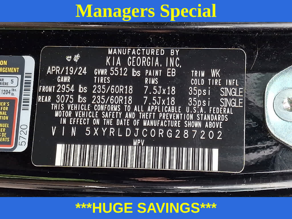 Used 2024 Kia Sorento S AWD/4WD image 29
