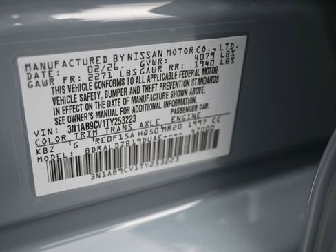 New 2026 Nissan Sentra SV w/ SV Convenience Package image 20