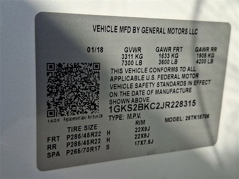 Used 2018 GMC Yukon SLT w/ Open Road Package image 26