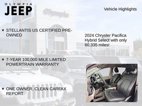 Certified 2024 Chrysler Pacifica Select image 6