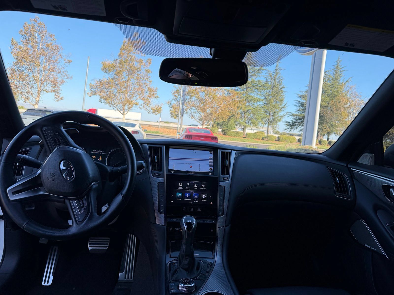 Used 2019 INFINITI Q50 Red Sport 400 w/ Sensory Package RWD image 11