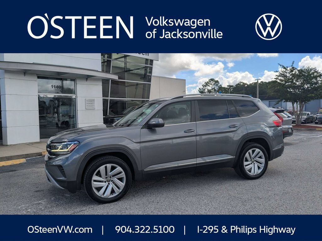 Used 2021 Volkswagen Atlas SEL AWD/4WD image 1