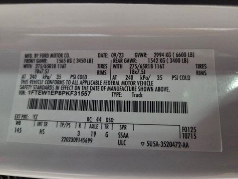 Used 2023 Ford F150 Lariat AWD/4WD image 96