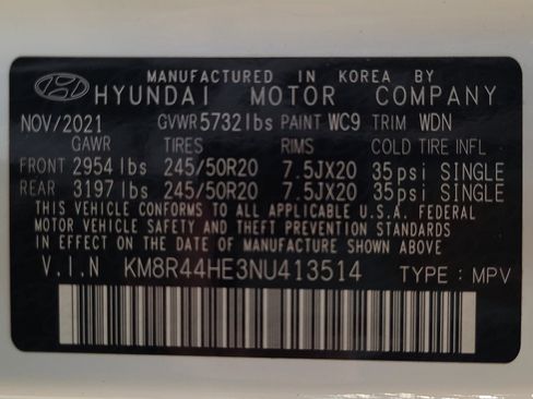 Used 2022 Hyundai Palisade SEL w/ Premium Package FWD image 33