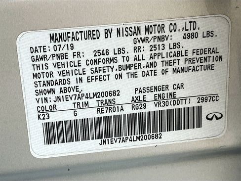 Used 2020 INFINITI Q50 Sport image 34