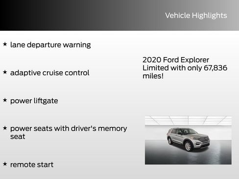 Used 2020 Ford Explorer Limited w/ Class III Trailer Tow Package image 8