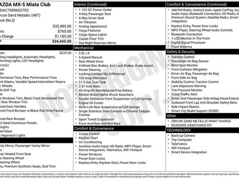 Certified 2024 MAZDA MX-5 Miata Club RWD image 26