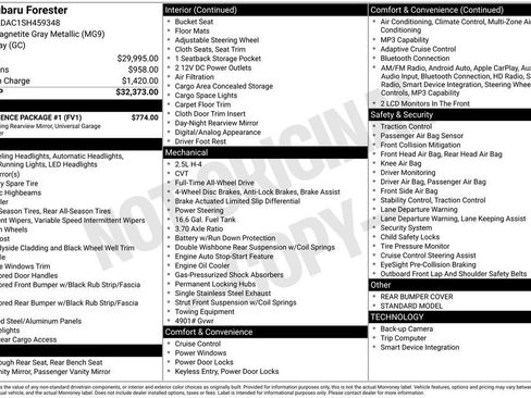 Used 2025 Subaru Forester w/ Convenience Package #1 AWD/4WD image 35