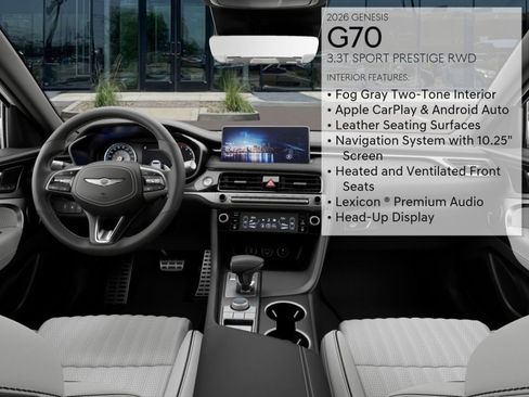 New 2026 Genesis G70 3.3T Sport Prestige image 15