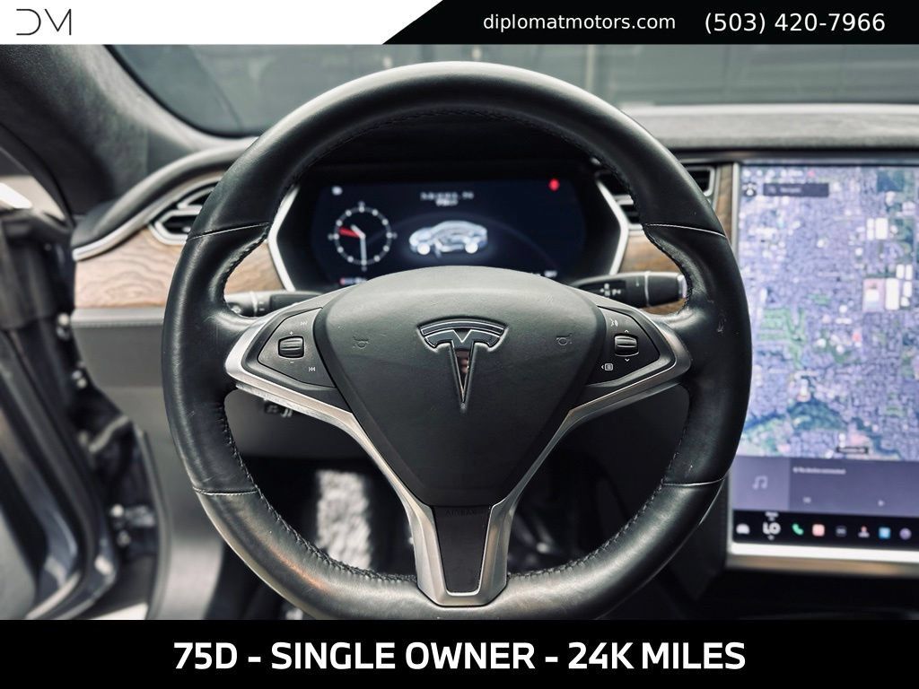 Used 2017 Tesla Model S 75D AWD/4WD image 29