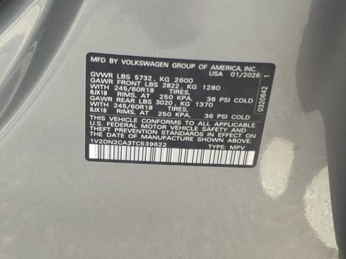 New 2026 Volkswagen Atlas SE image 25