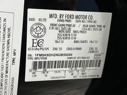 Used 2022 Ford Explorer XLT image 38