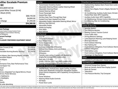 Used 2019 Cadillac Escalade Premium Luxury image 2