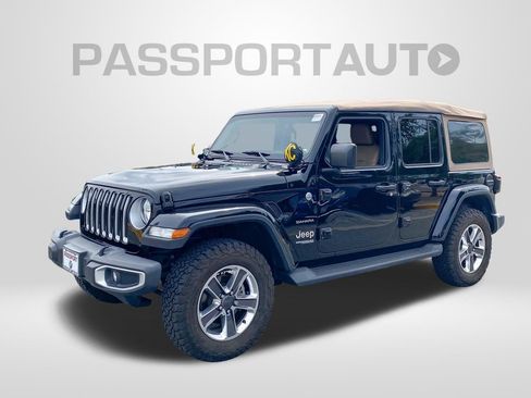 Used 2020 Jeep Wrangler Unlimited Sahara AWD/4WD image 1