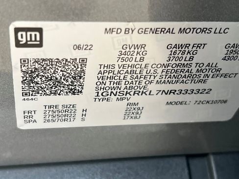 Certified 2022 Chevrolet Tahoe RST w/ Sport Performance Package image 25