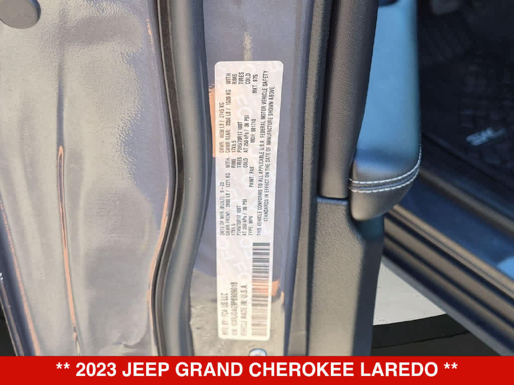 Used 2023 Jeep Grand Cherokee Laredo RWD image 35