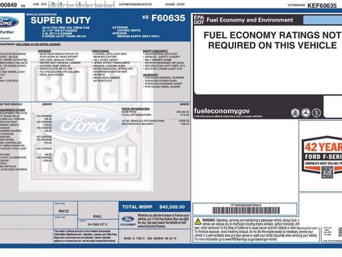 Used 2019 Ford F350 XL w/ Power Equipment Group image 7