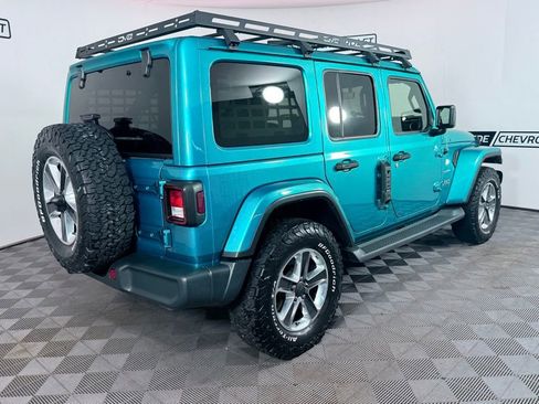 Used 2019 Jeep Wrangler Unlimited Sahara w/ Uconnect 4C Nav & Sound Group AWD/4WD image 6