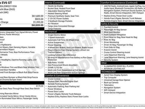 Certified 2024 Kia EV6 GT AWD/4WD image 10