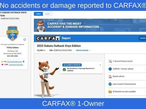 Used 2025 Subaru Outback Onyx Edition image 2